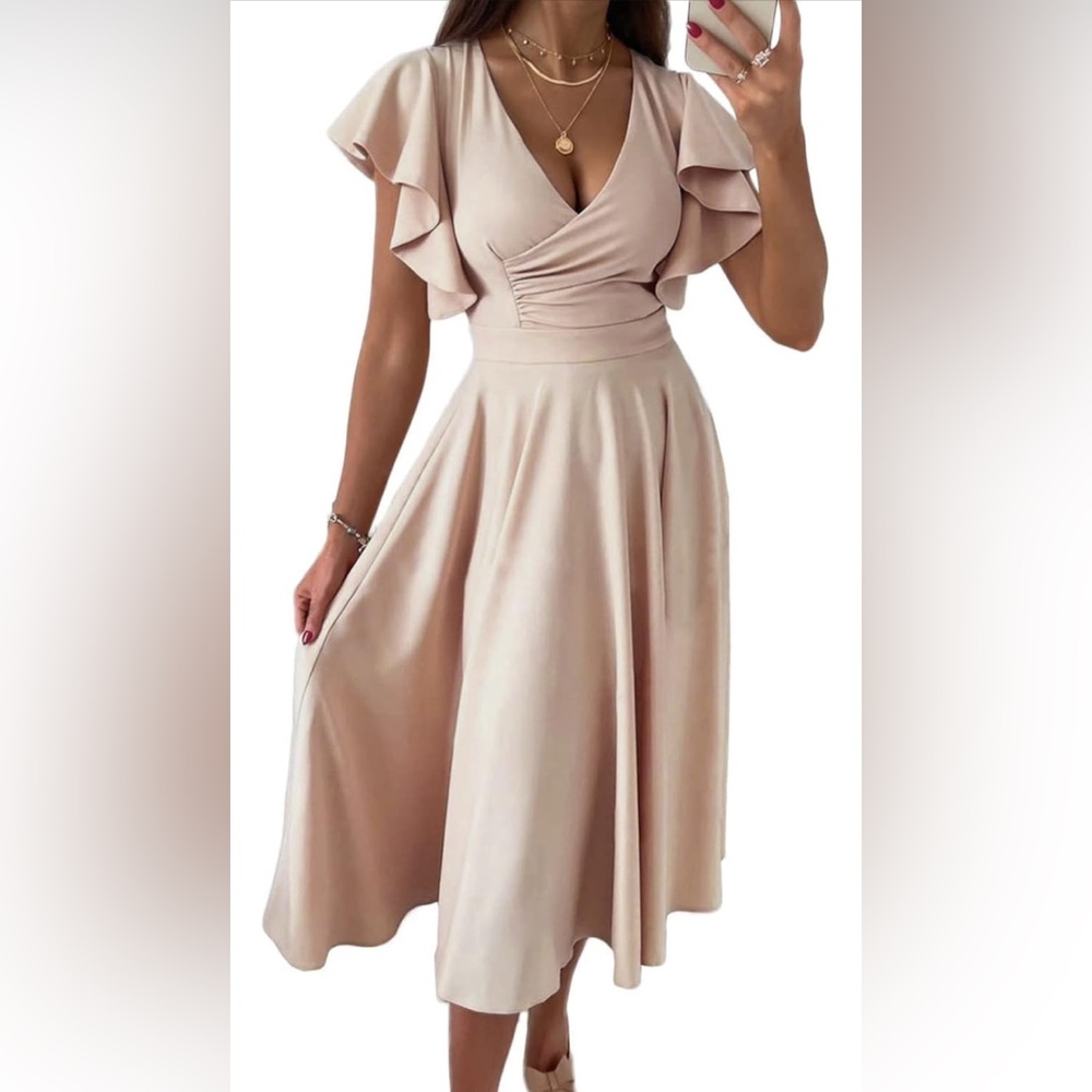 Cocktail Cream Dress